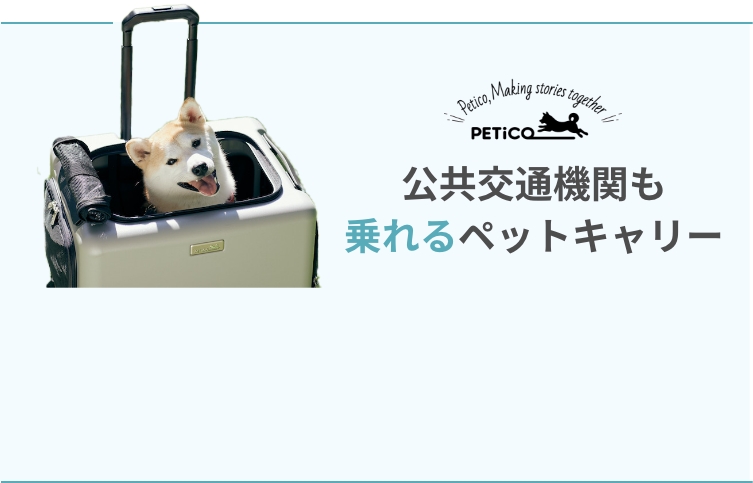 交通機関も乗れるペットキャリー